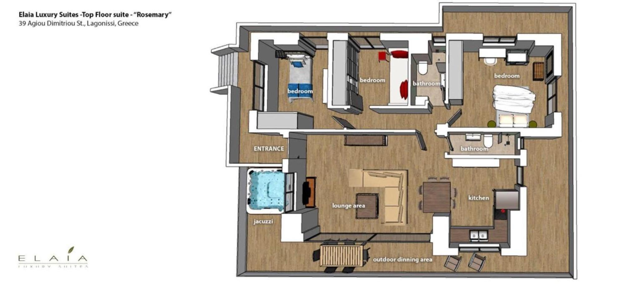 Elaia Luxury Suites Lagonisi Esterno foto